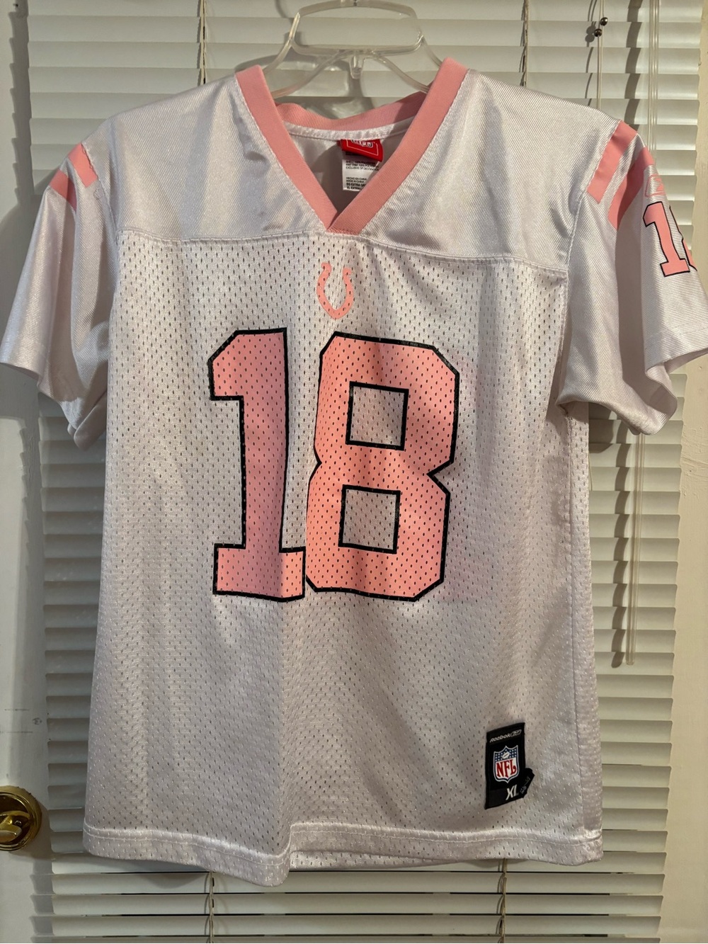Indianapolis Colts Peyton Manning NFL Reebok JERSEY Girls Youth Size XL (16)